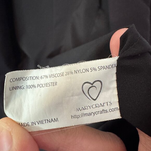 Mary Crafts black single button career casual blazer size 18 - Picture 8 of 8